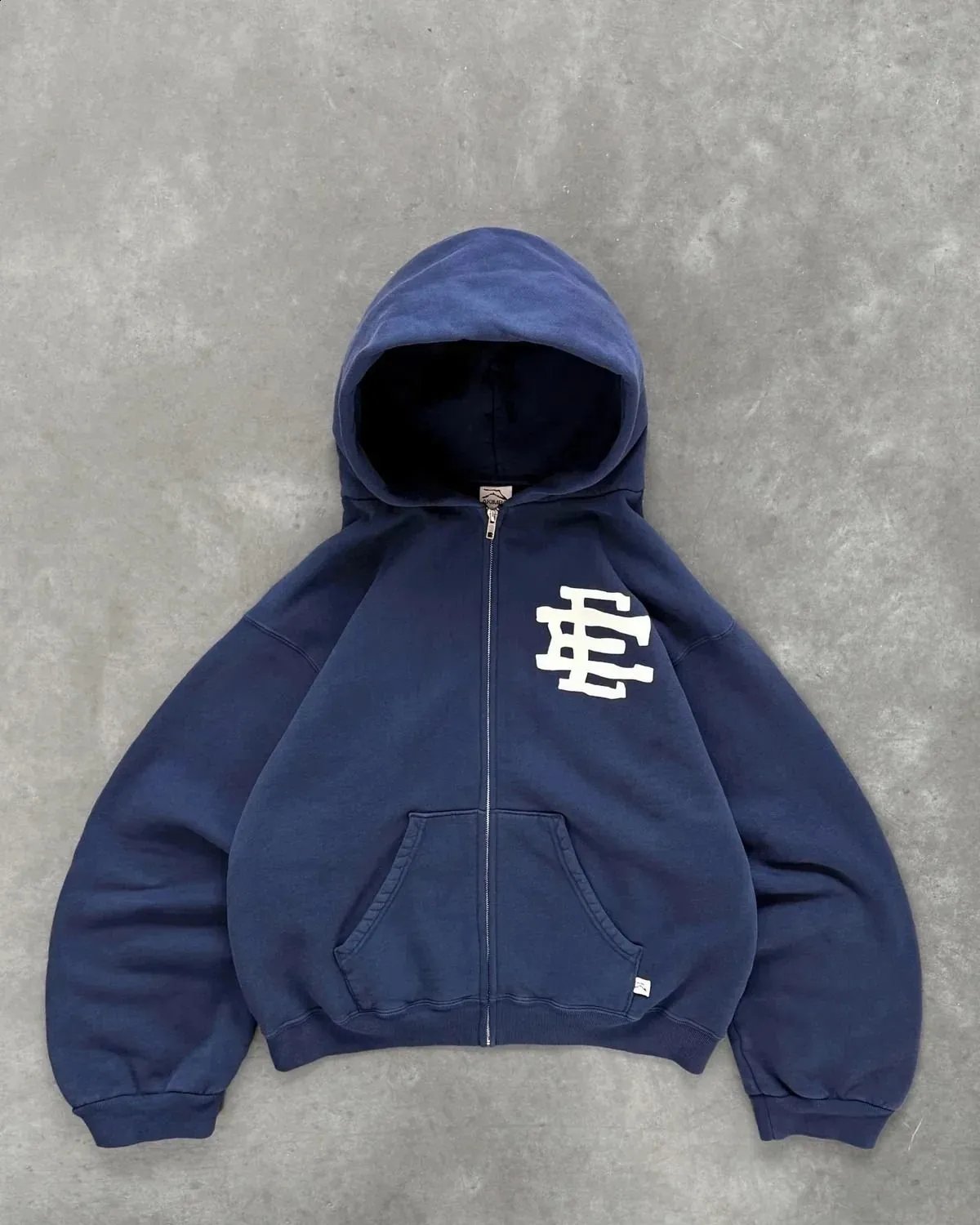 Gallery Dept. Logo Zip-Up Hoodie Light Gray - 2