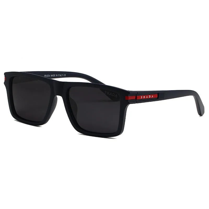 Blue frame with black-gray lenses