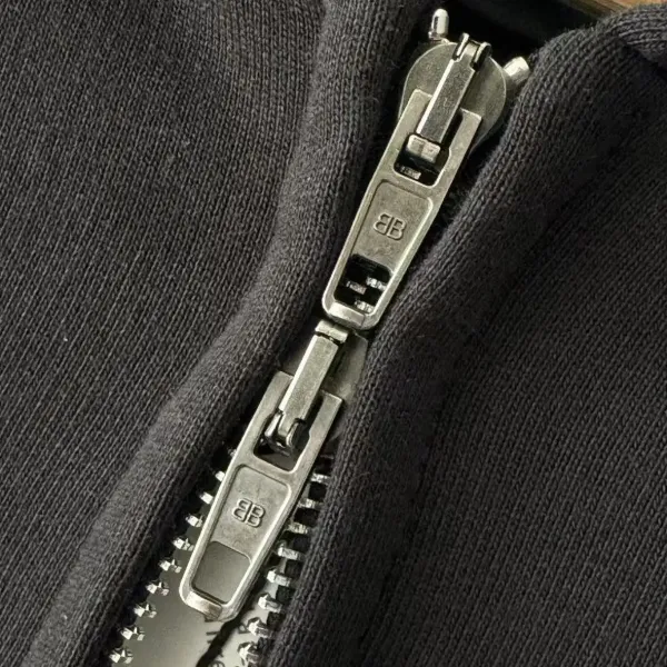 Under Armour x Balenciaga Zip-Up Hoodie Black - 4