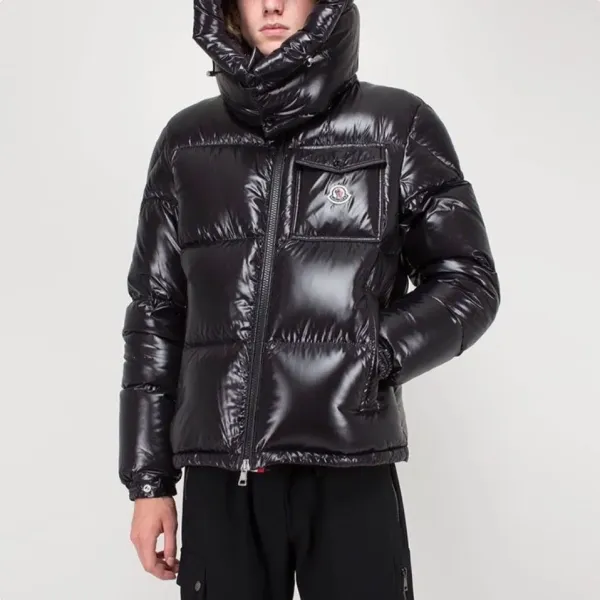 Moncler Maya Black Glossy Down Jacket - 11