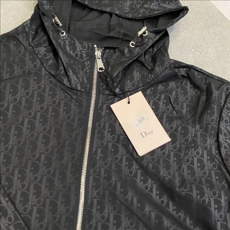 Dior Jackets Hooded monogram zip jacket image 2