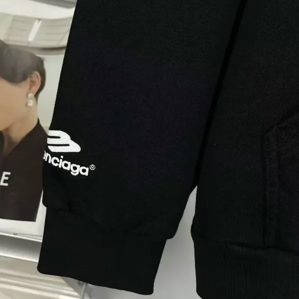 Balenciaga x FC Barcelona Zip-Up Hoodie Black - 9