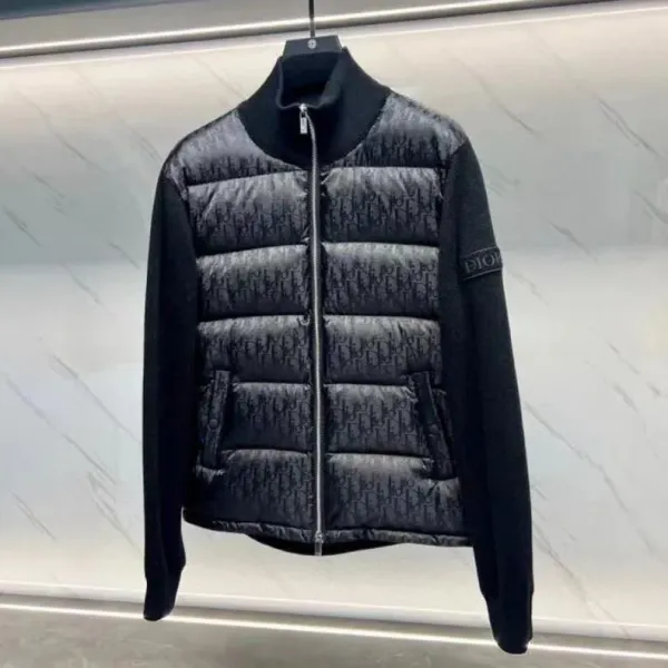 Dior Oblique Monogram Quilted Puffer Vest Black - 6