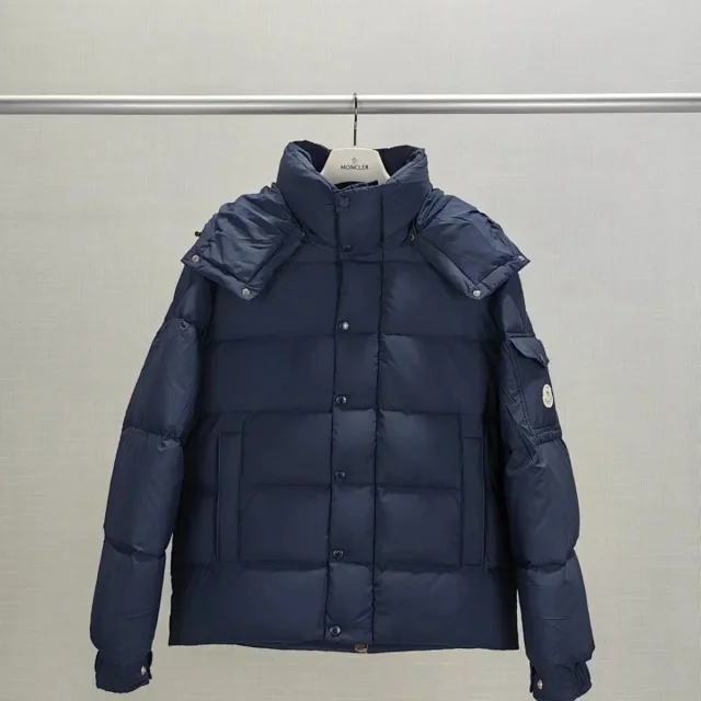Unbranded Down Jackets Hooded quilted puffer jacket with sleeve utility pocket product detail image 6