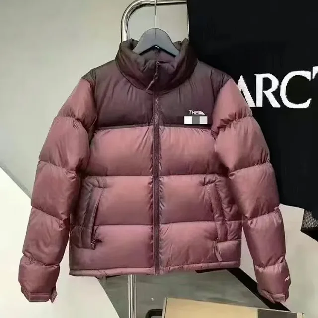 The North Face Down Jackets Color-Block Stand-Collar Puffer Jacket product detail image 4