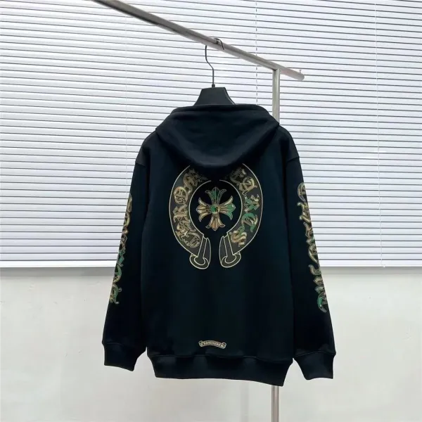 Chrome Hearts Large Cross Logo Black Hoodie - 5