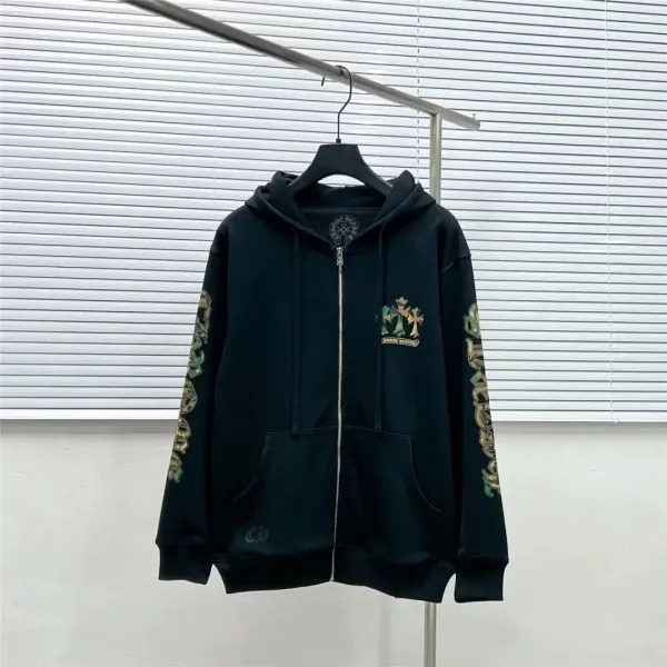 Chrome Hearts Large Cross Logo Black Hoodie - 2