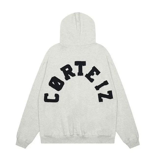 Corteiz Hoodies & Sweatshirts Zip-Up Hooded Sweatshirt with Logo product detail image 8