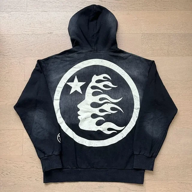 Hellstar Hoodies & Sweatshirts Logo Print Pullover Hoodie product detail image 2