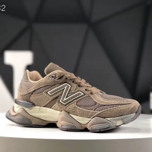 New Balance 9060 Gray Chunky Sneakers - 14