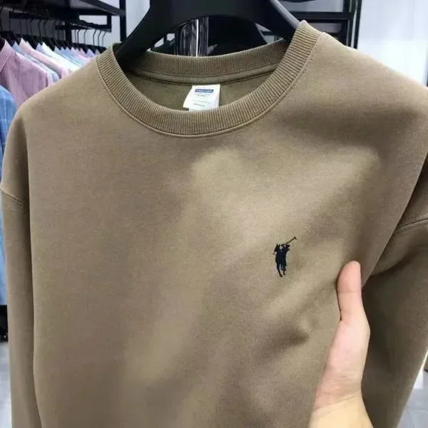 Polo Ralph Lauren Classic Fit Crewneck Sweatshirt Beige - 1