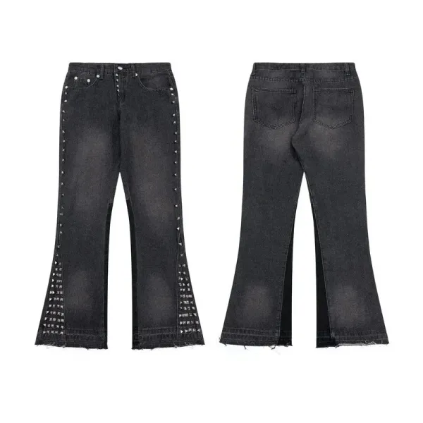 Gallery Dept. Distressed Patchwork Flare Jeans - 25