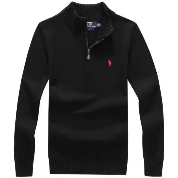 Polo Ralph Lauren Quarter-Zip Sweater Black - 1
