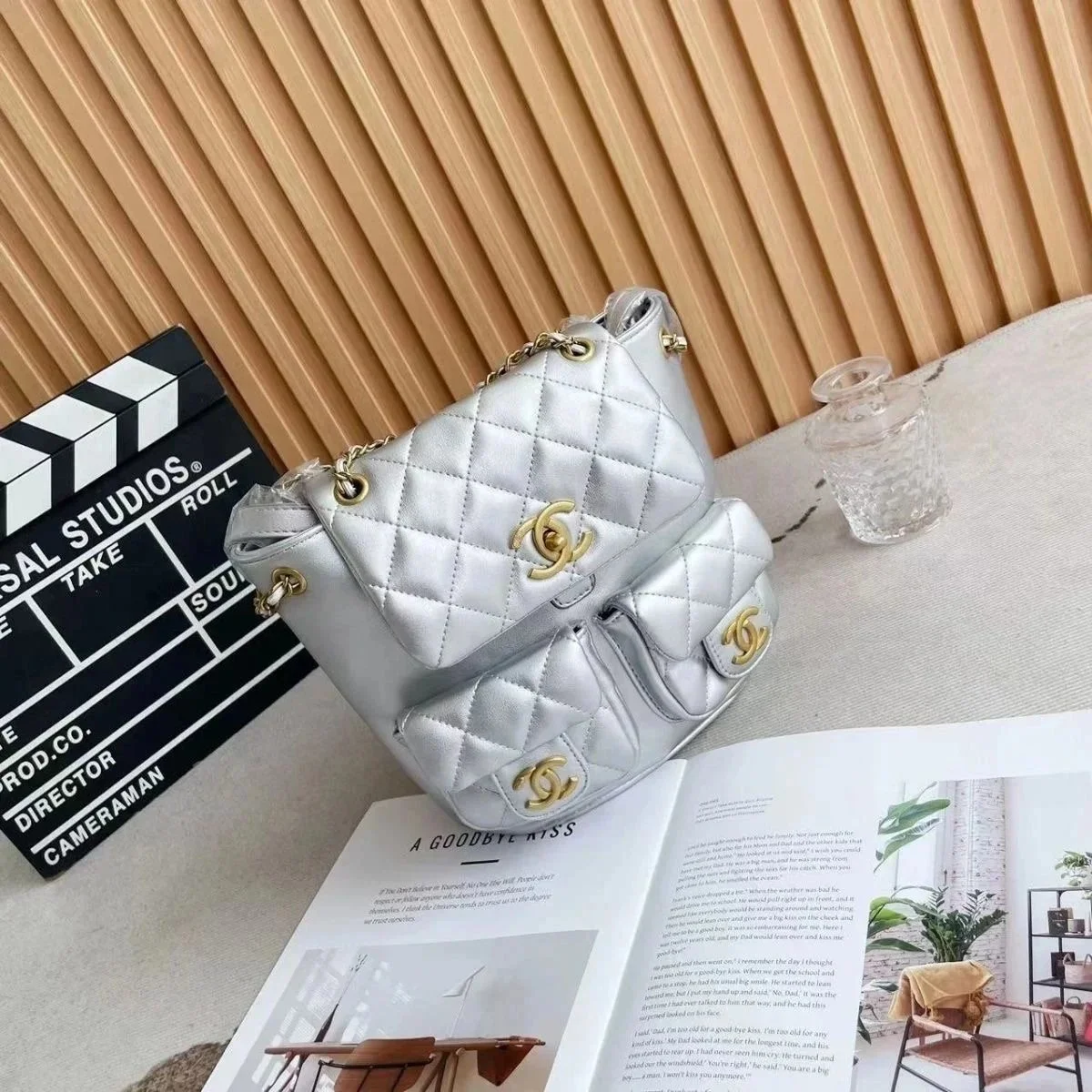 Chanel Silver Bag