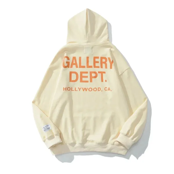 Gallery Dept. Hollywood Hoodie Beige - 1
