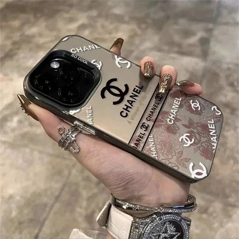 Chanel Logo Print Floral Pattern Phone Case product detail 2 in Litbuy spreadsheet finds