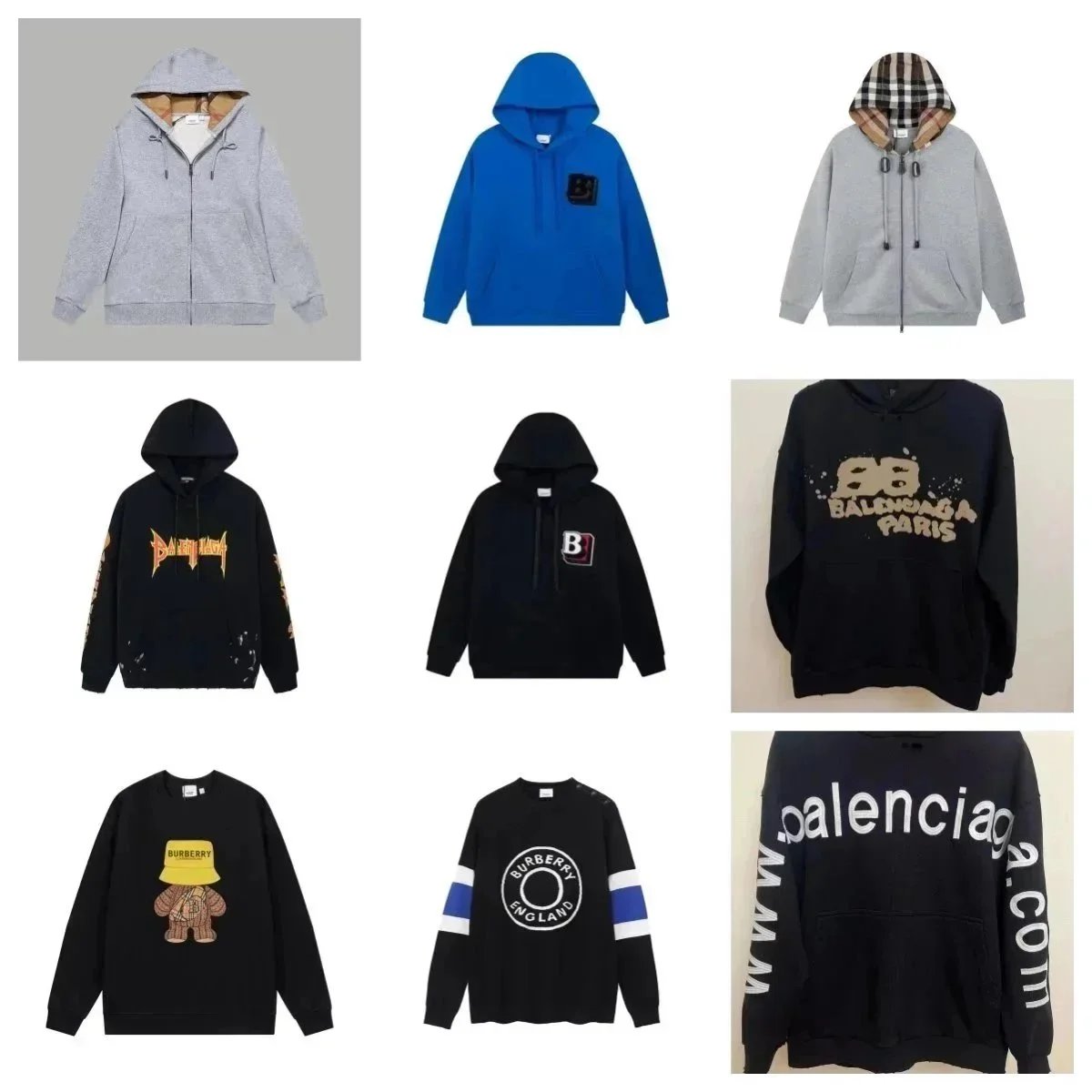 Burberry Balenciaga Hoodies/Sweaters [40 styles]