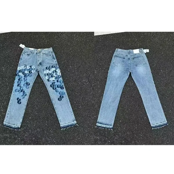 Gallery Dept. Distressed Patchwork Flare Jeans - 21
