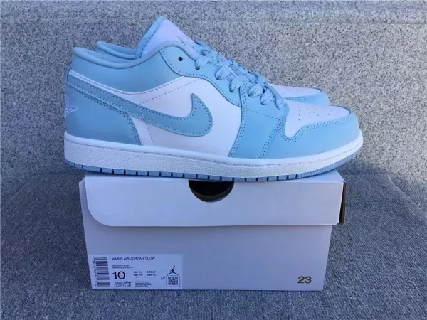 Air Jordan 1 Low University Blue Sneakers - 1