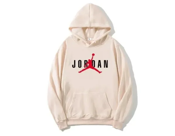 Air Jordan Jumpman Logo Beige Hoodie - 1