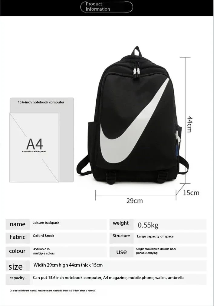 Nike Swoosh Mesh-Overlay Black Backpack - 5