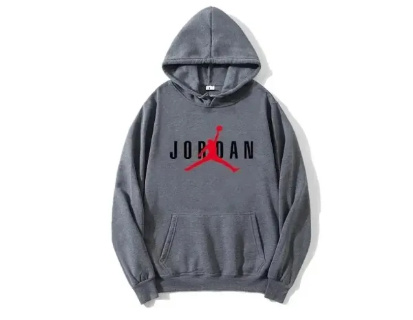 Air Jordan Jumpman Logo Hoodie Gray - 1