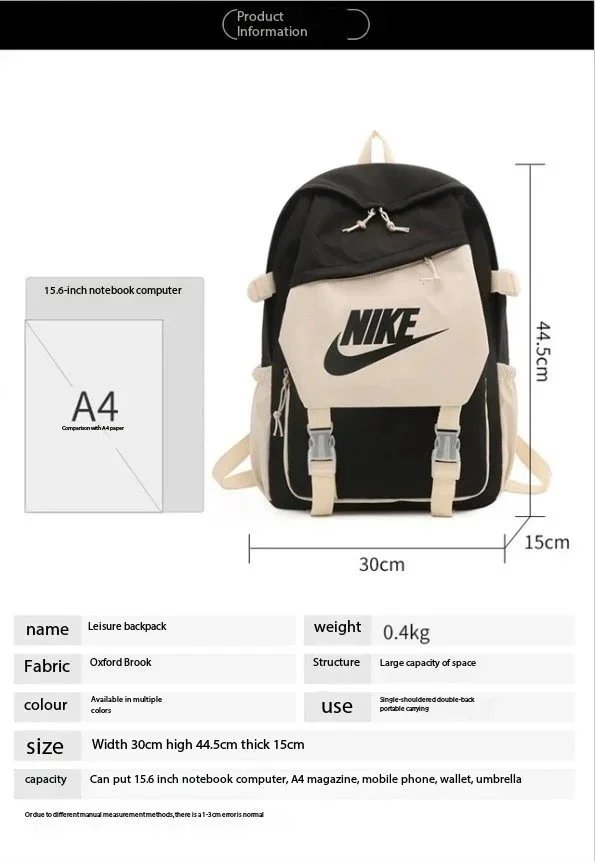 Nike Swoosh Mesh-Overlay Black Backpack - 4