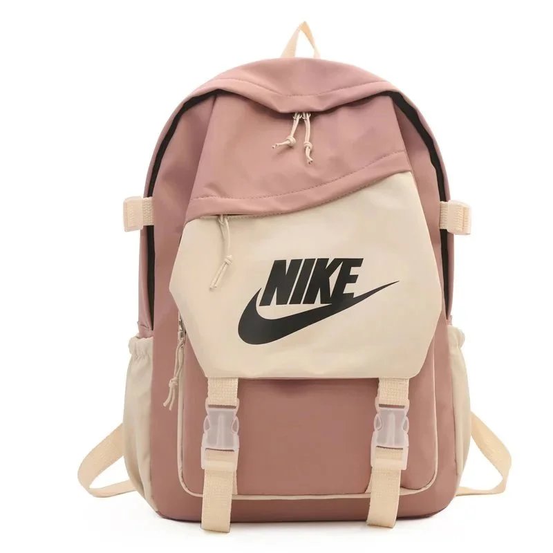 Nike Swoosh Mesh-Overlay Black Backpack - 7