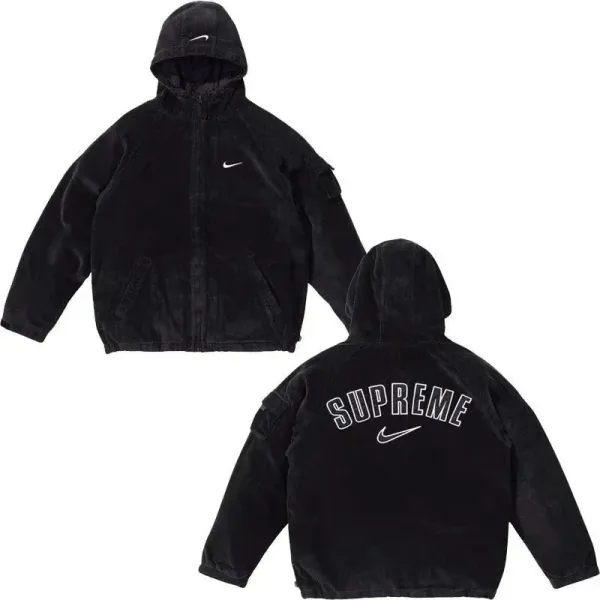 Supreme Arch Logo Hoodie, Dollar Sign Hoodie, Script Logo Hoodie, Box Logo Sweatshirt, City Arch Sweatshirt, Ducati Jacket, Milano Half-Zip, Coach Jacket, and Jogger Pants - 13
