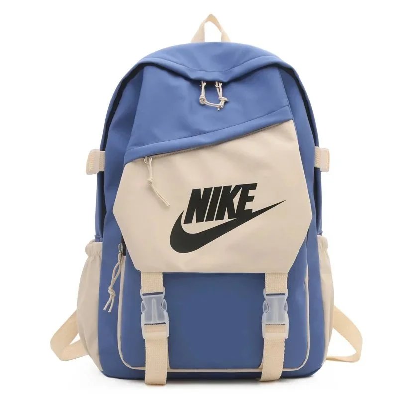 Nike Swoosh Mesh-Overlay Black Backpack - 6