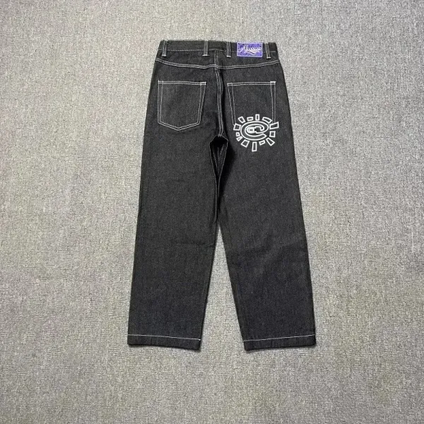 Thrasher x Keith Haring Sunburst Logo Dark Wash Jeans - 1
