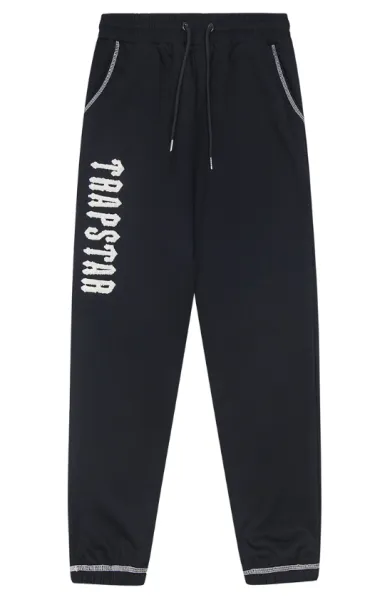 Trapstar Logo-Print Black Sweatpants - 1