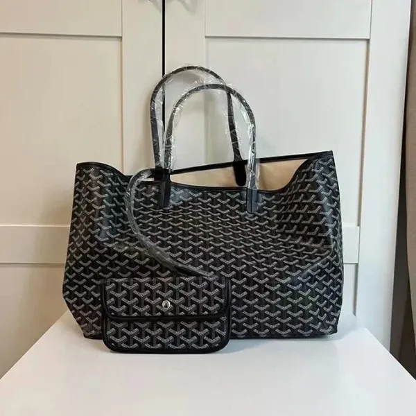 Goyard Saint-Louis Mini Backpack Brown and Black Canvas - 5