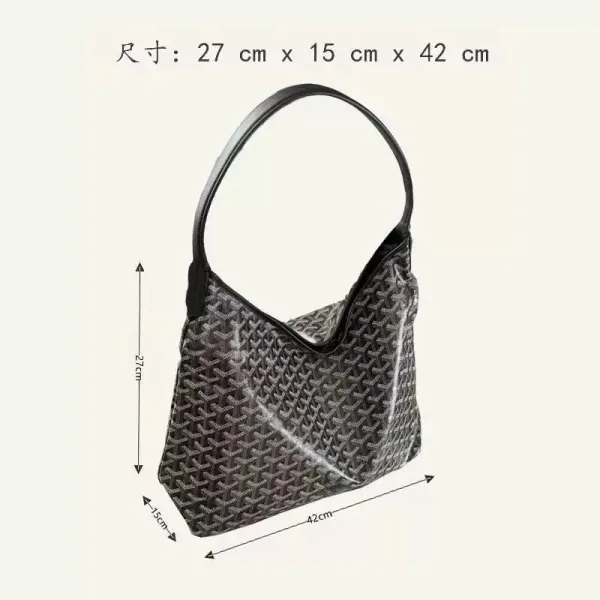 Goyard Saint-Louis Mini Backpack Brown and Black Canvas - 8