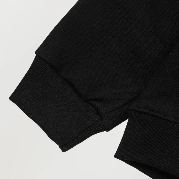 Balenciaga BB Logo Print Black Hoodie - 9