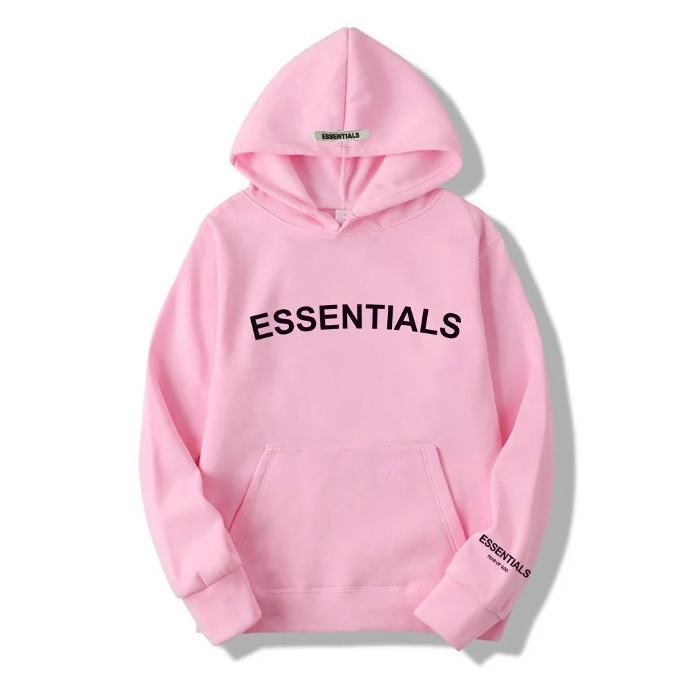 Essentials Gray Logo Hoodie - 12