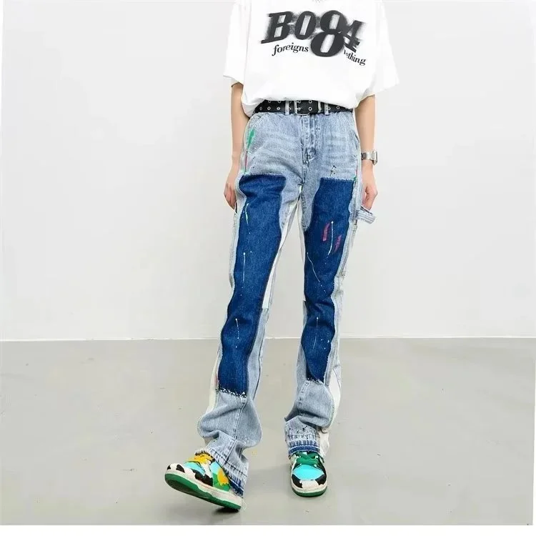 Paint Splatter Denim