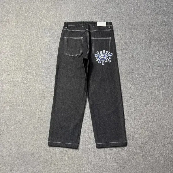 Off-White x Champion Sun Logo Denim Jeans Black - 1