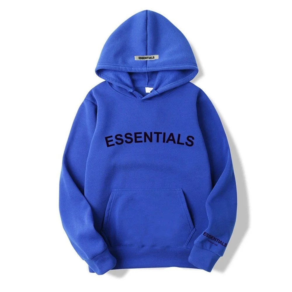Essentials Gray Logo Hoodie - 10