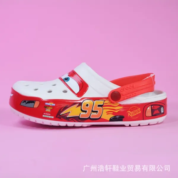 Crocs x Disney Pixar Cars Lightning McQueen Clog Red/White Multicolor Sandals - 1