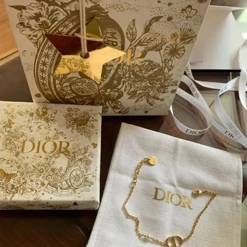 Dior Gold Chain Brac