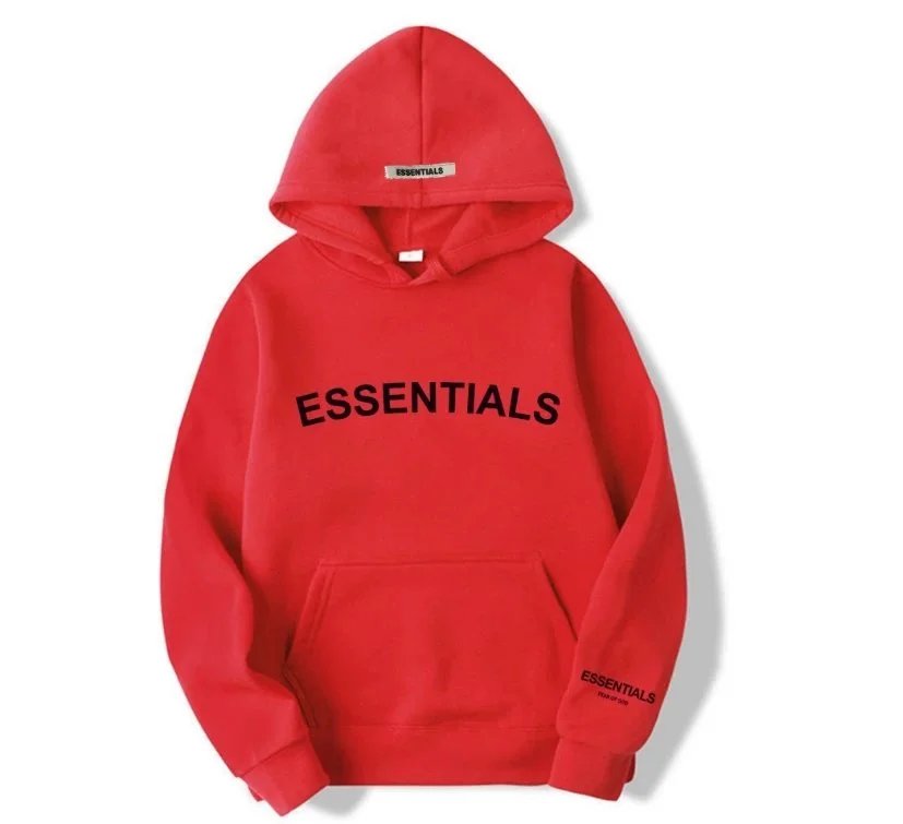 Essentials Gray Logo Hoodie - 7