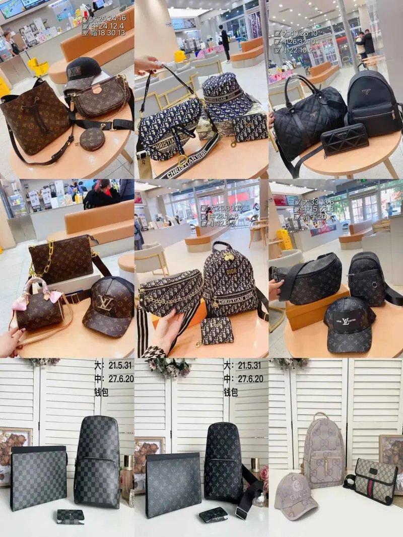 LV Monogram / Dior Oblique / Prada / Gucci GG Supreme Accessories [22 styles]