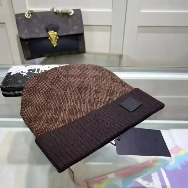 Louis Vuitton Monogram Knit Beanie Brown - 1