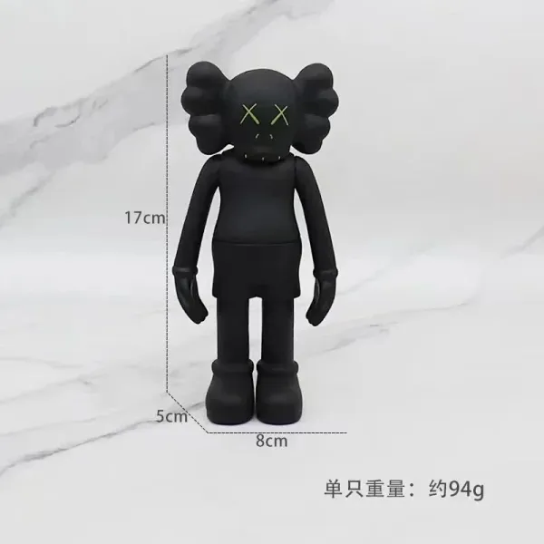 KAWS Companion Black Matte Vinyl Figure - 1