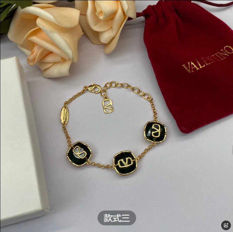 Valentino Garavani Chain link pearl bracelet