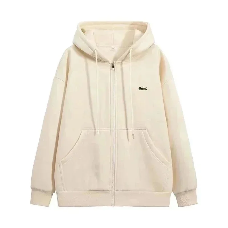 Lacoste Beige Hoodie