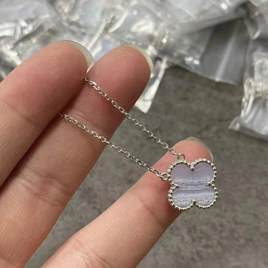 Van Cleef & Arpels Alhambra Pink Mother-of-Pearl Necklace - 8