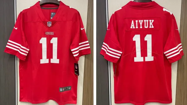 Nike San Francisco 49ers Custom Name & Number Jersey Red - 1