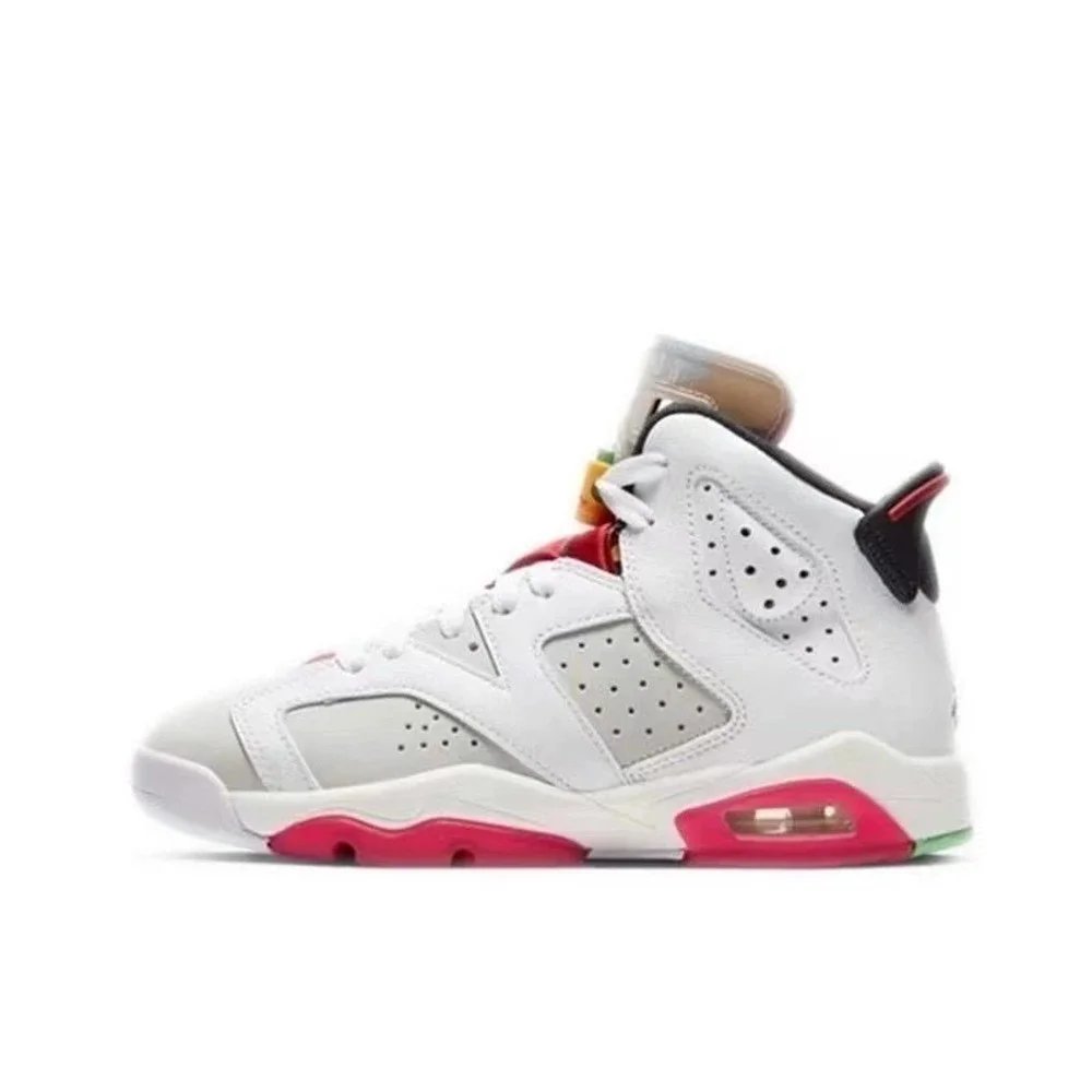 Air Jordan 6 White Infrared Sneakers Basketball Shoes - 10